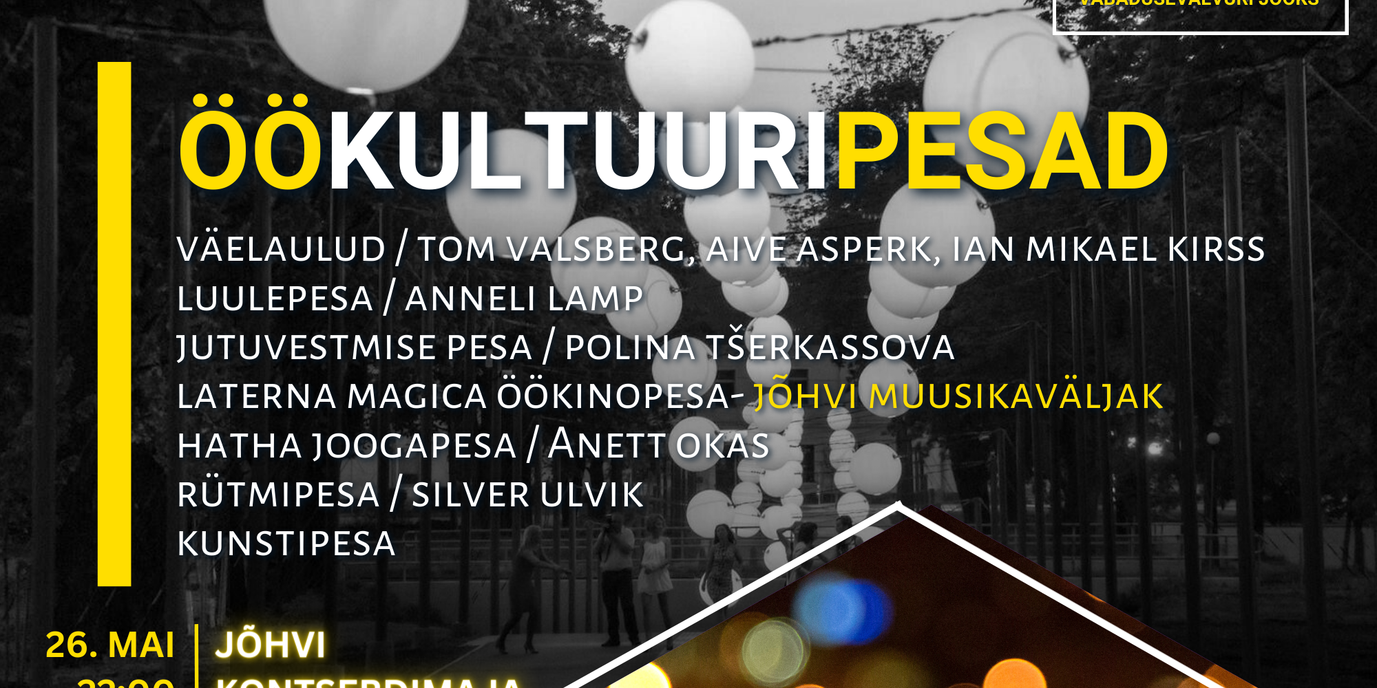 ööpesad ürituse päis