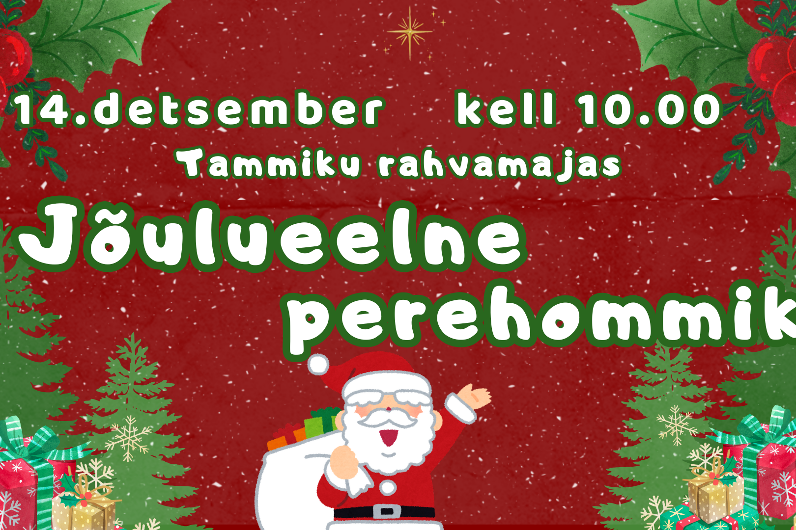 Jõulueelne perehommik slaid